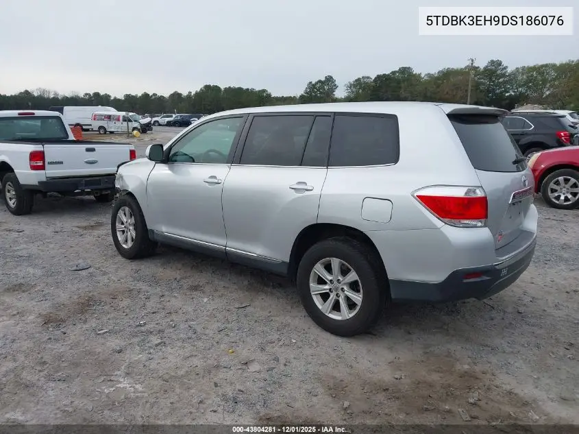 5TDBK3EH9DS186076 2013 Toyota Highlander Base V6