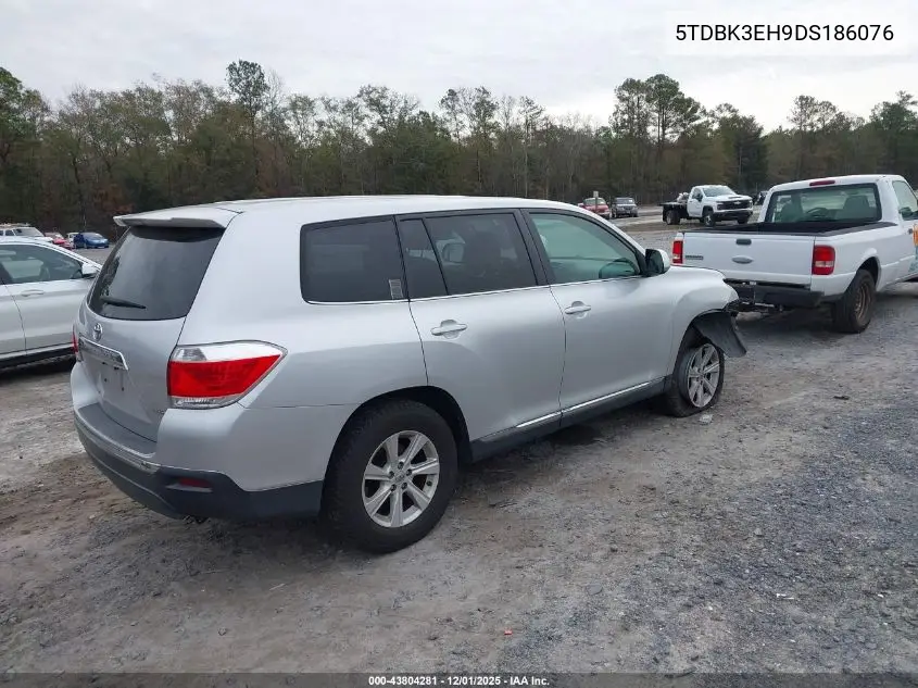 5TDBK3EH9DS186076 2013 Toyota Highlander Base V6