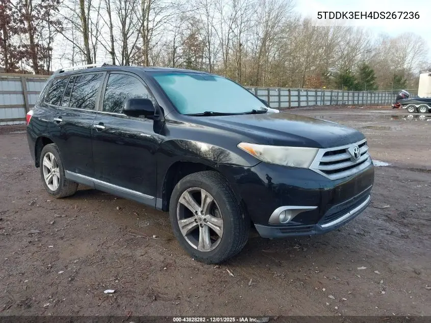 5TDDK3EH4DS267236 2013 Toyota Highlander Limited V6