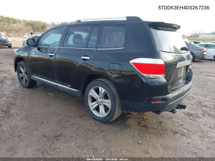 5TDDK3EH4DS267236 2013 Toyota Highlander Limited V6