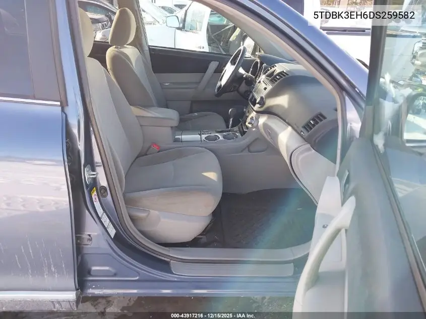 5TDBK3EH6DS259582 2013 Toyota Highlander Base Plus V6
