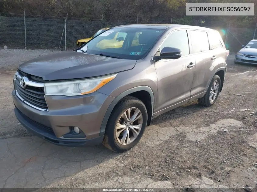 5TDBKRFHXES056097 2014 Toyota Highlander Le Plus V6