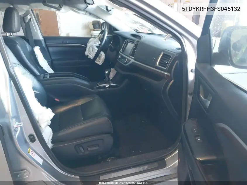 5TDYKRFH3FS045132 2015 Toyota Highlander Limited V6