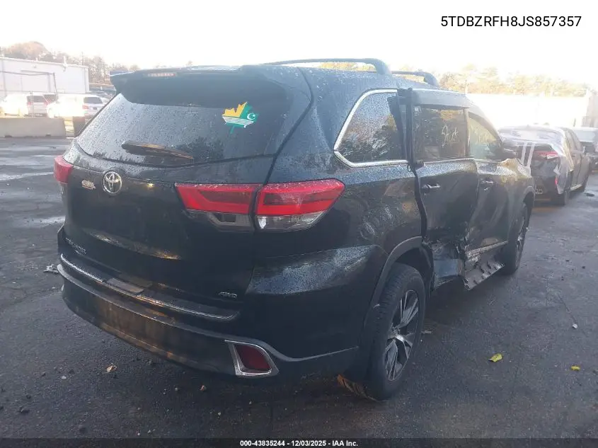 5TDBZRFH8JS857357 2018 Toyota Highlander Le
