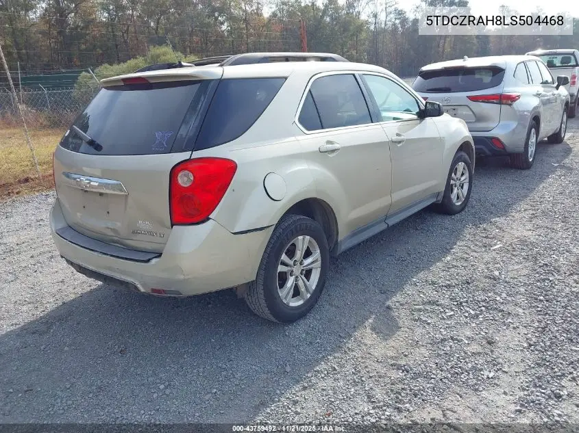 5TDCZRAH8LS504468 2020 Toyota Highlander L