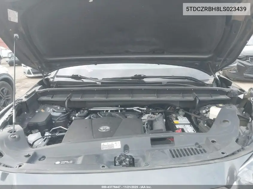 5TDCZRBH8LS023439 2020 Toyota Highlander L