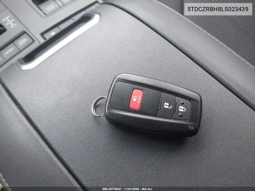5TDCZRBH8LS023439 2020 Toyota Highlander L