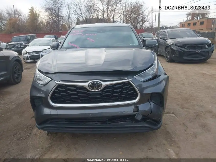 5TDCZRBH8LS023439 2020 Toyota Highlander L