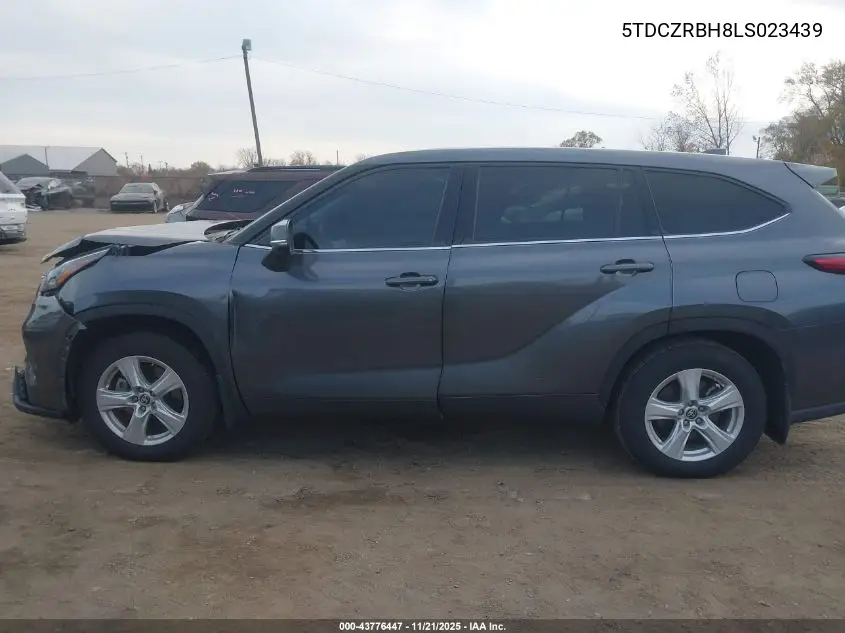 5TDCZRBH8LS023439 2020 Toyota Highlander L