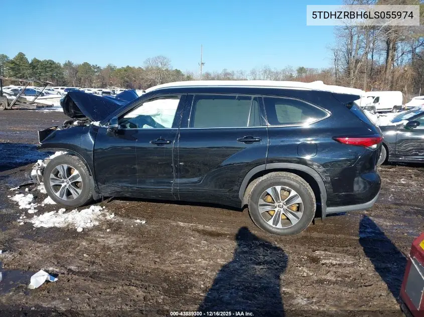 5TDHZRBH6LS055974 2020 Toyota Highlander Xle