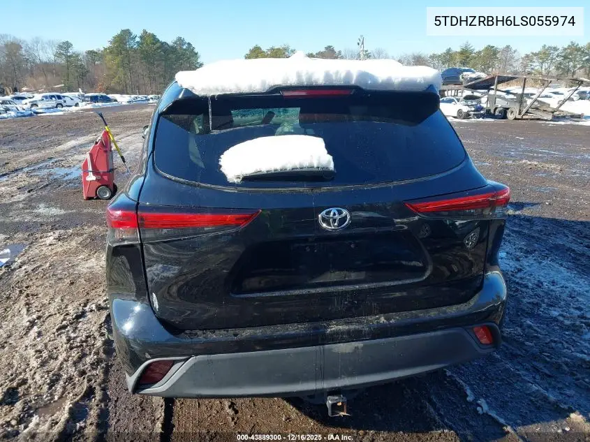 5TDHZRBH6LS055974 2020 Toyota Highlander Xle