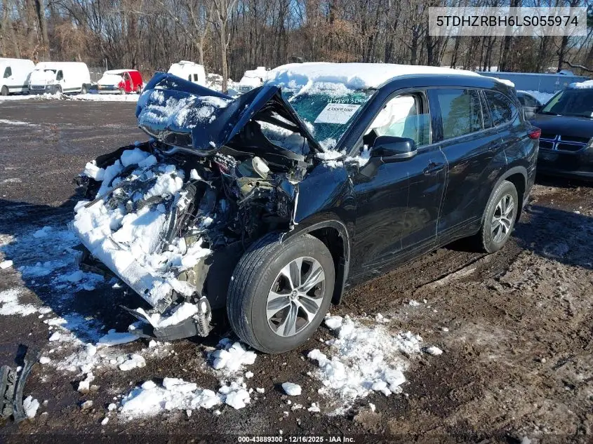 5TDHZRBH6LS055974 2020 Toyota Highlander Xle