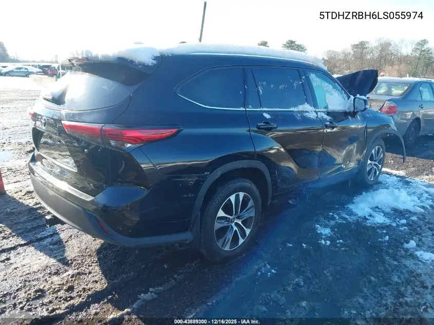 5TDHZRBH6LS055974 2020 Toyota Highlander Xle