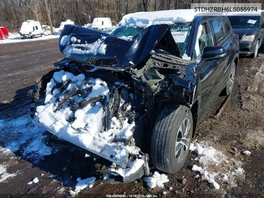 5TDHZRBH6LS055974 2020 Toyota Highlander Xle