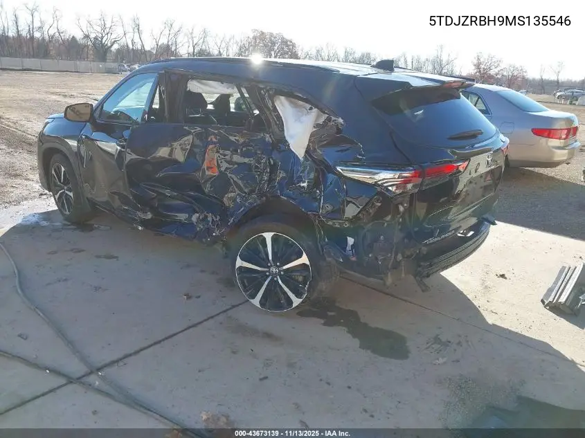 5TDJZRBH9MS135546 2021 Toyota Highlander Xse