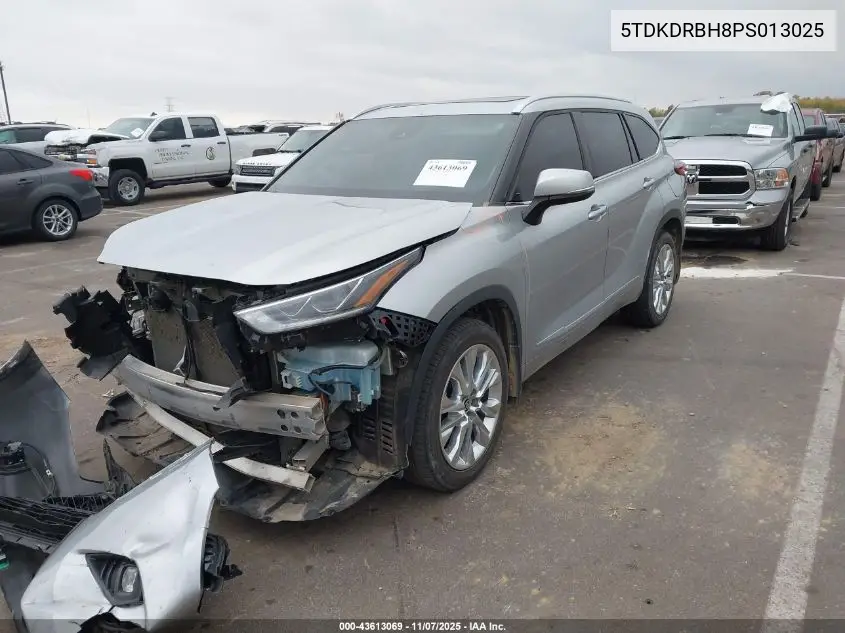 5TDKDRBH8PS013025 2023 Toyota Highlander Limited