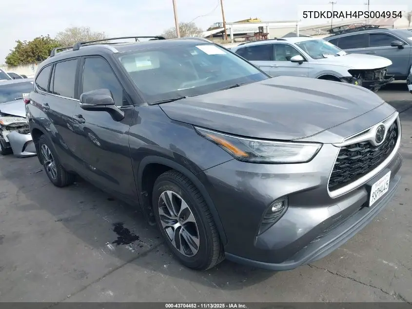 5TDKDRAH4PS004954 2023 Toyota Highlander Xle