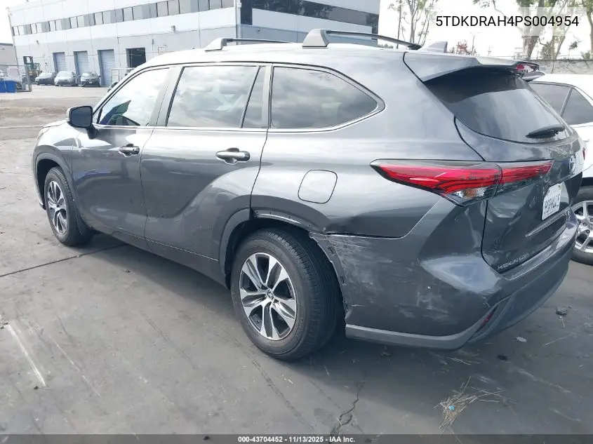 5TDKDRAH4PS004954 2023 Toyota Highlander Xle