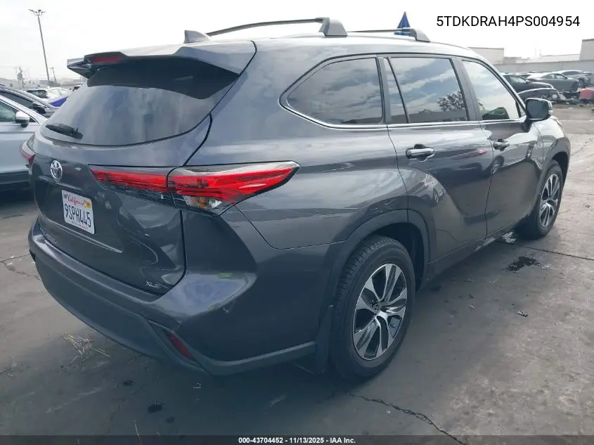 5TDKDRAH4PS004954 2023 Toyota Highlander Xle