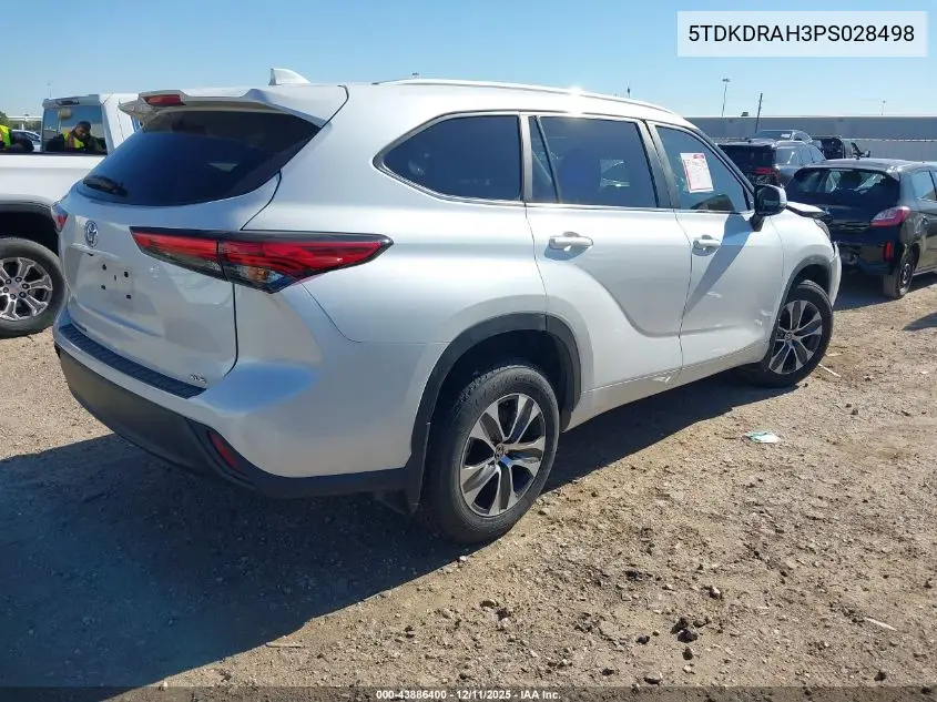 5TDKDRAH3PS028498 2023 Toyota Highlander Xle