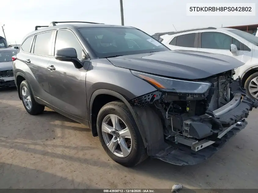 5TDKDRBH8PS042802 2023 Toyota Highlander Le