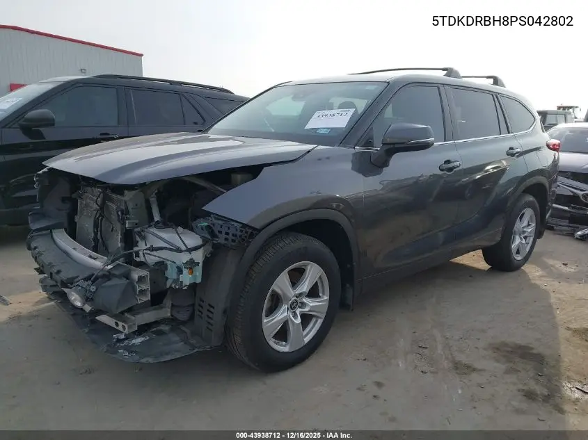 5TDKDRBH8PS042802 2023 Toyota Highlander Le