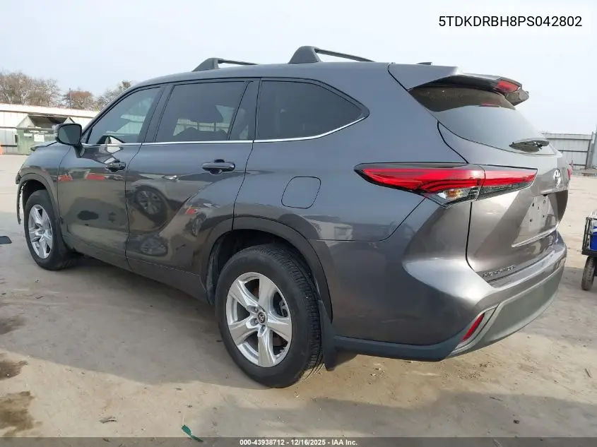 5TDKDRBH8PS042802 2023 Toyota Highlander Le