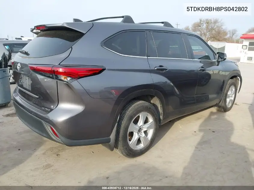 5TDKDRBH8PS042802 2023 Toyota Highlander Le