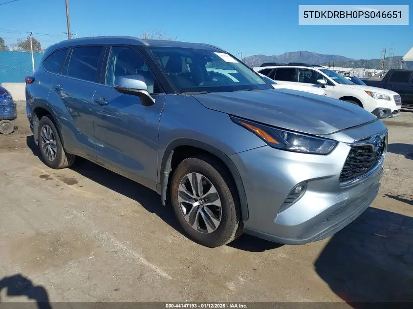 5TDKDRBH0PS046651 2023 Toyota Highlander Xle