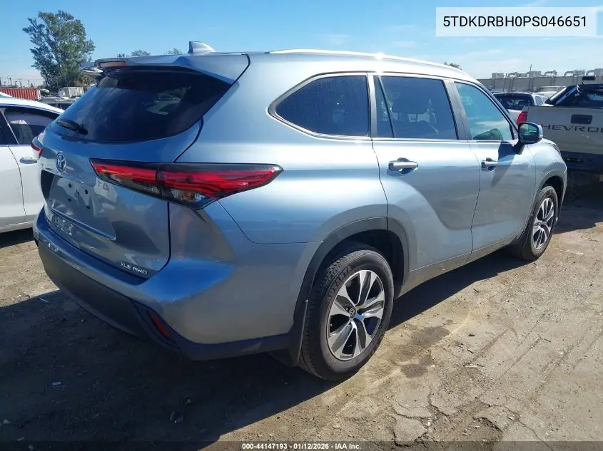 5TDKDRBH0PS046651 2023 Toyota Highlander Xle