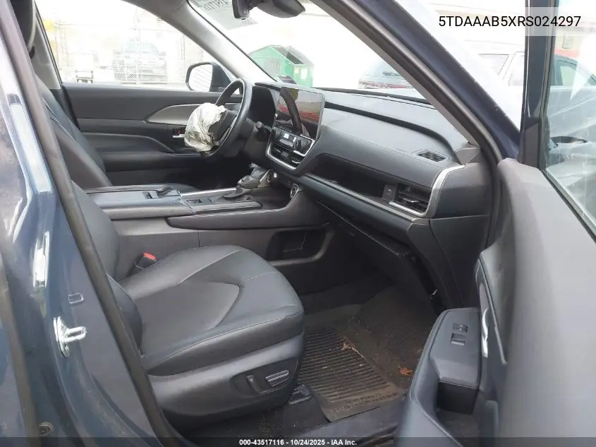 5TDAAAB5XRS024297 2024 Toyota Grand Highlander Xle
