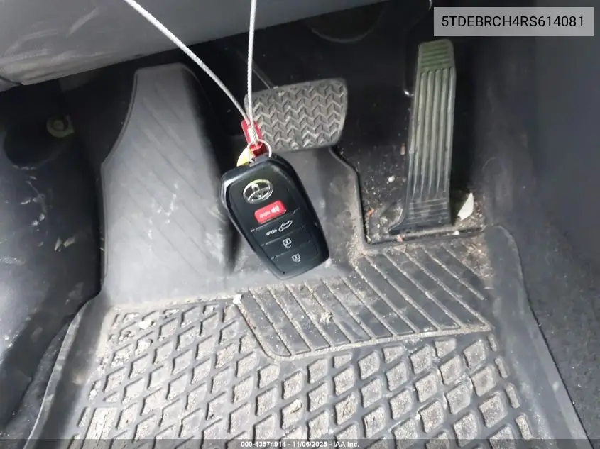 5TDEBRCH4RS614081 2024 Toyota Highlander Hybrid Limited