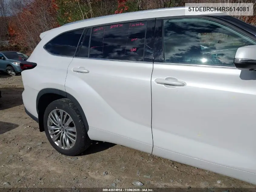 5TDEBRCH4RS614081 2024 Toyota Highlander Hybrid Limited