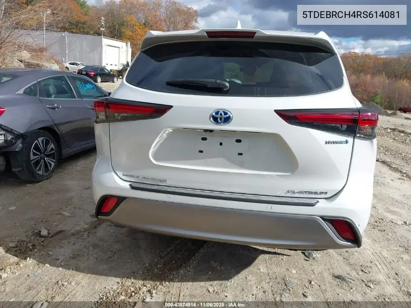 5TDEBRCH4RS614081 2024 Toyota Highlander Hybrid Limited