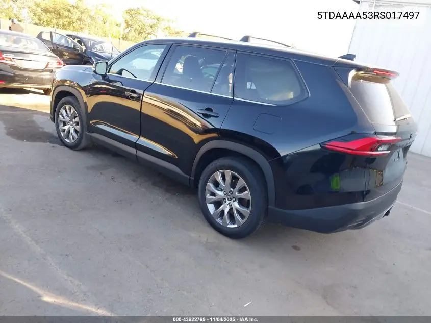 5TDAAAA53RS017497 2024 Toyota Grand Highlander Limited