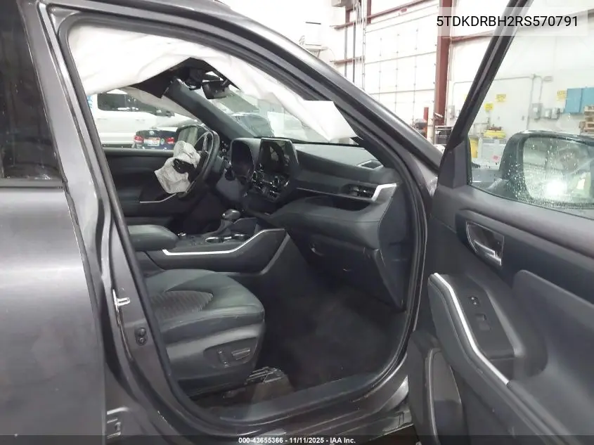 5TDKDRBH2RS570791 2024 Toyota Highlander Xse