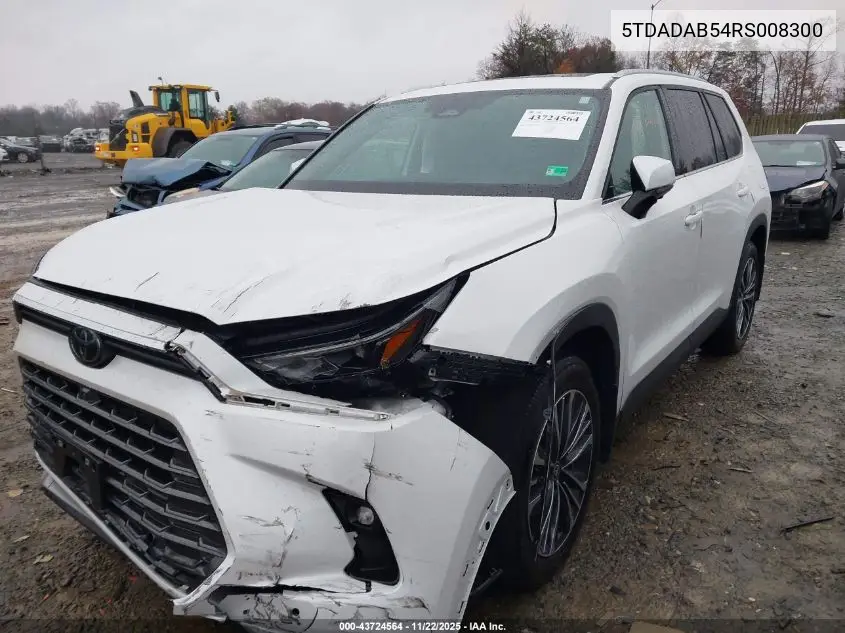 5TDADAB54RS008300 2024 Toyota Grand Highlander Hybrid Platinum Max