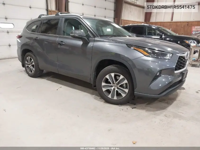 5TDKDRBH1RS541475 2024 Toyota Highlander Xle