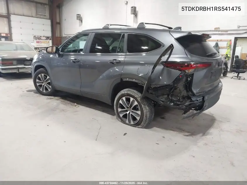 5TDKDRBH1RS541475 2024 Toyota Highlander Xle