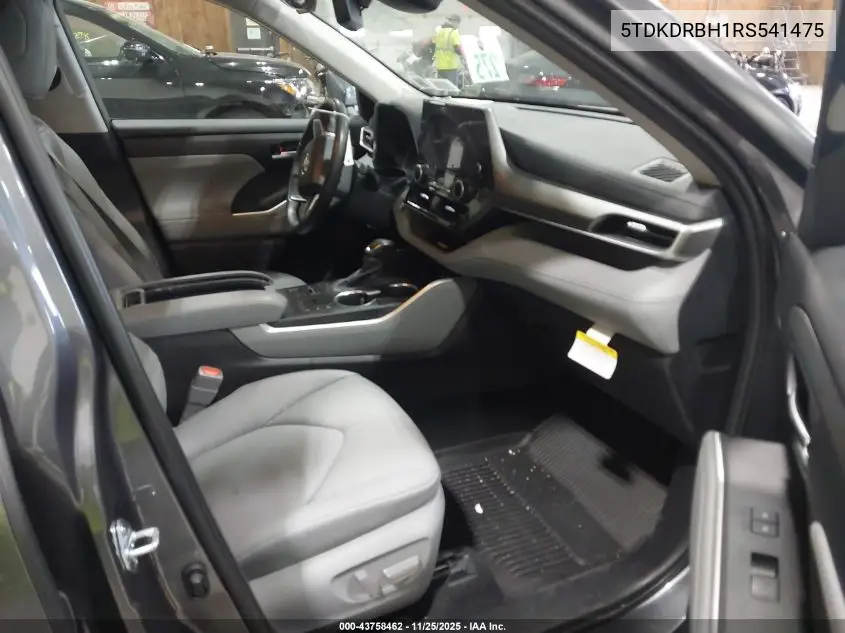 5TDKDRBH1RS541475 2024 Toyota Highlander Xle