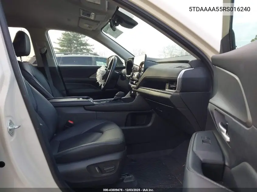 5TDAAAA55RS016240 2024 Toyota Grand Highlander Xle