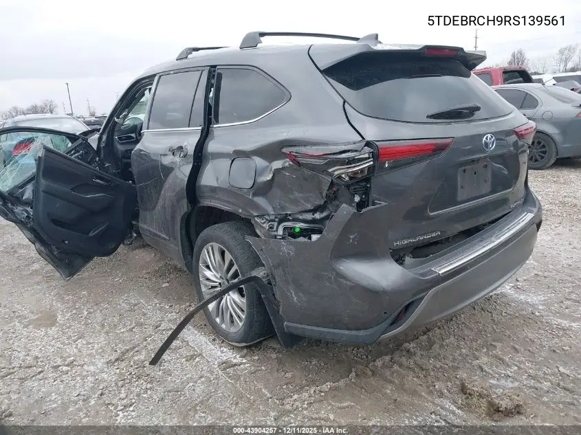 5TDEBRCH9RS139561 2024 Toyota Highlander Hybrid Platinum