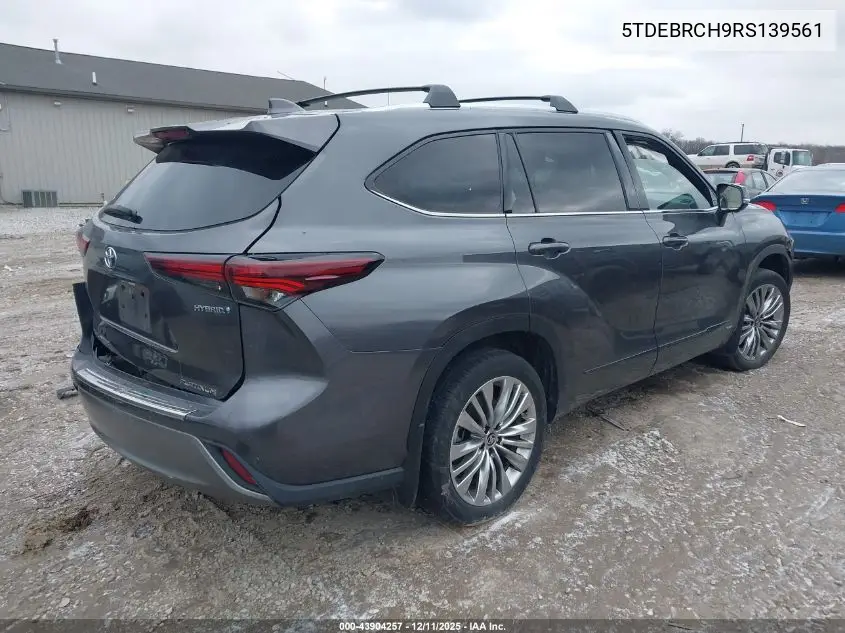 5TDEBRCH9RS139561 2024 Toyota Highlander Hybrid Platinum