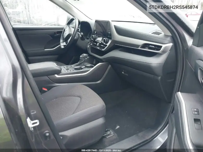 5TDKDRBH2RS545874 2024 Toyota Highlander Le