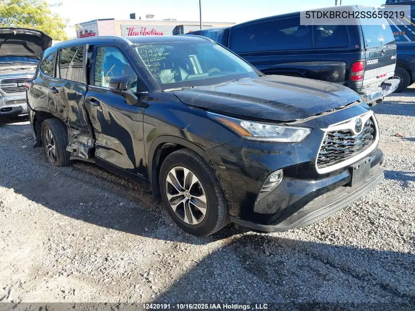 5TDKBRCH2SS655219 2025 Toyota Highlander
