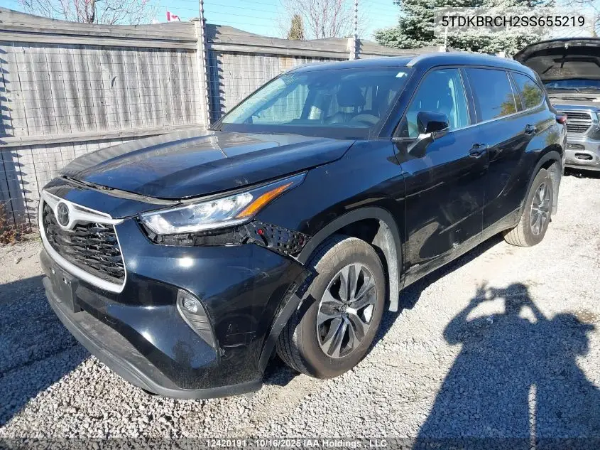 5TDKBRCH2SS655219 2025 Toyota Highlander