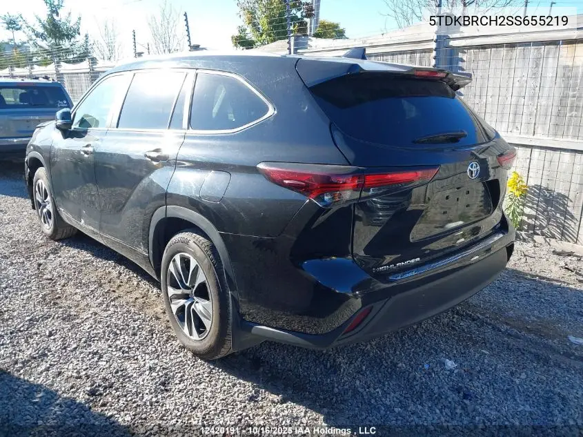 5TDKBRCH2SS655219 2025 Toyota Highlander