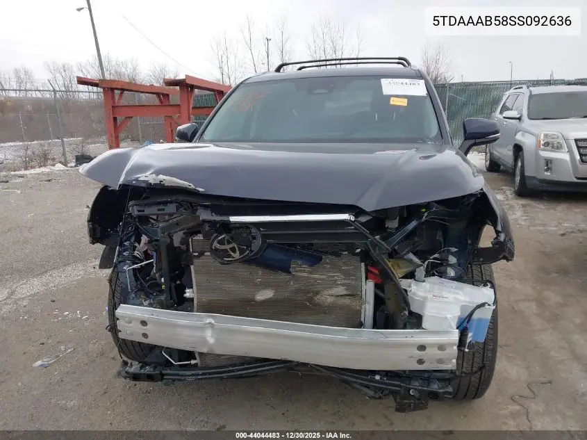 5TDAAAB58SS092636 2025 Toyota Grand Highlander Xle