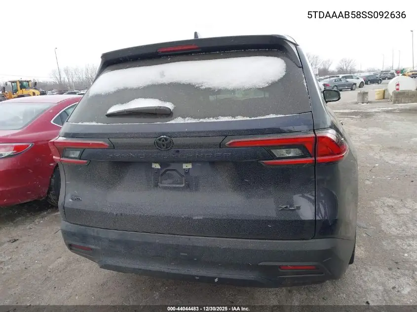 5TDAAAB58SS092636 2025 Toyota Grand Highlander Xle