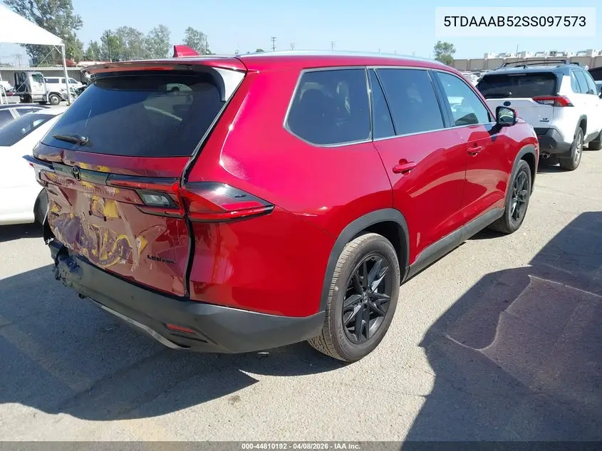 5TDAAAB52SS097573 2025 Toyota Grand Highlander Limited